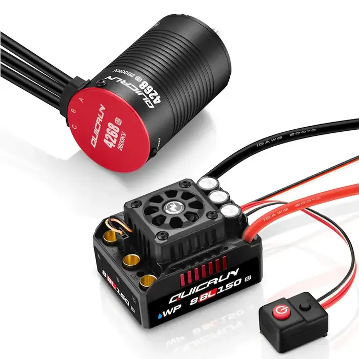 HOBBY WING 38030400 - QUICRUN ESC + QR4268 SL G2 2600kv motor WP 8BL150 G2 Combo