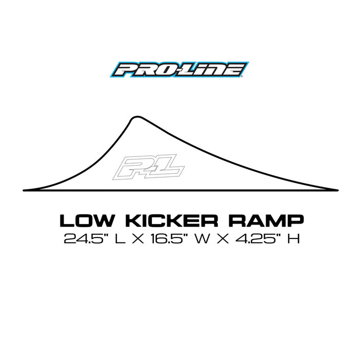Pro-Line Racing PRO652301 - Pro-Line Racing Low Kicker Ramp, 24.5" L X 16.5" W X 4.25" H