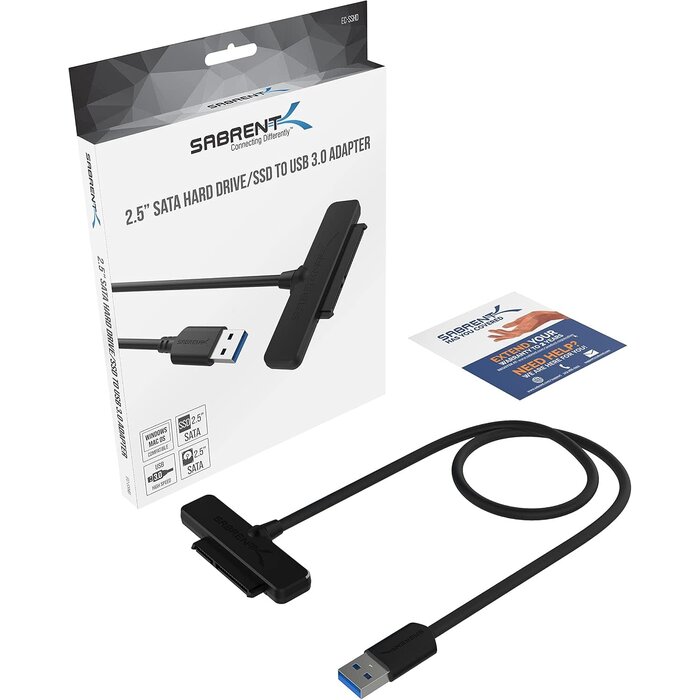 BENFEI SATA to USB Cable, 2in1 USB-C/USB 3.0 to SATA III Hard Driver Adapter