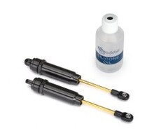 Traxxas 2662 -  Big-bore shocks (xx-long) (hard-anodized & PTFE-coated T6 aluminum) (assembled with TiN shafts) w/o springs (rear) (2)