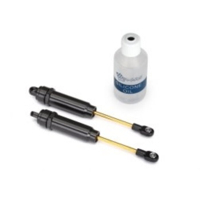 Traxxas 2662 -  Big-bore shocks (xx-long) (hard-anodized & PTFE-coated T6 aluminum) (assembled with TiN shafts) w/o springs (rear) (2)