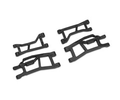 Traxxas 10725-BLK - Black WideMaxx Front Upper & Lower HD Suspension Arms, Mini Maxx & Mini XRT