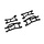 10725-BLK - Black WideMaxx Front Upper & Lower HD Suspension Arms, Mini Maxx & Mini XRT