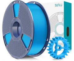 SUNLU-PLA-CYAN - SUNLU Cyan PLA 3D Printer Filament 1.75mm, Individually Vacuum Packed, 0.25kg per Spool