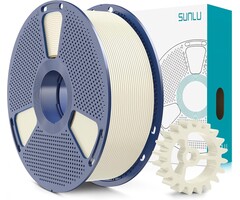 SUNLU-PLA-BONE-WHT - SUNLU Bone White PLA 3D Printer Filament 1.75mm, Individually Vacuum Packed, 0.25kg per Spool