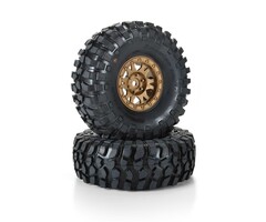 Pro-Line Racing PRO1013615 - Pro-Line Racing 1/10 Limited Edition BFG Krawler T/A KX G8 1.9" Crawler Tires Mounted 12mm Bronze Impulse (2)