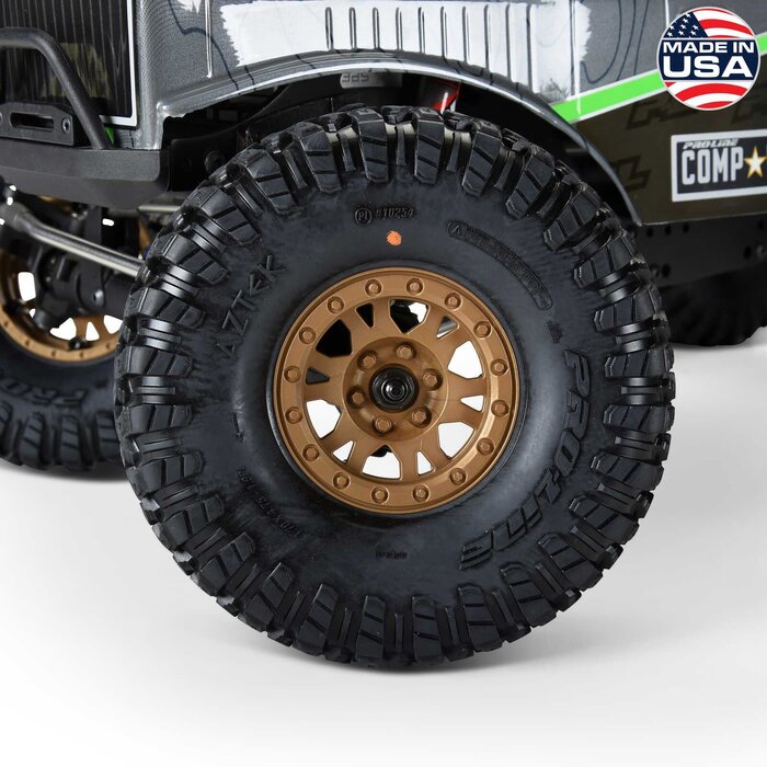 Pro-Line Racing PRO1025415 - Pro-Line Racing 1/10 Limited Edition Aztek G8 1.9" Crawler Tires Mounted 12mm Bronze Impulse (2)