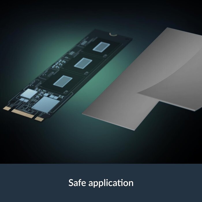 ACTPD00063A - ARCTIC TP-4 Thermal Pad: Premium Performance Thermal Pad, 100x100x1.0 mm (Stackable up to 2.0 mm Without Loss of Performance), High Performance, Very Soft, Gap Filler, Bridging of Unevenness