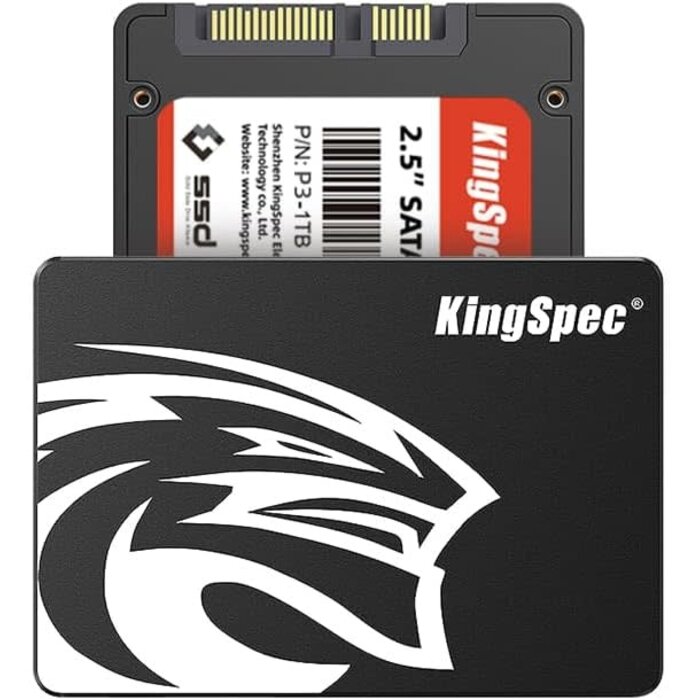 P3-512 - KingSpec 512GB 2.5 SSD SATA III Internal - 550MB/s Read, 520MB/s Write with 3D NAND Flash, for Laptop & Desktop PC Upgrade