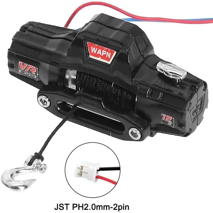 1/18-DEF-BUMPER - GLOBACT Metal Bumper Set with Winch for TRX4M Defender 1/18 RC Crawler Upgrade Parts
