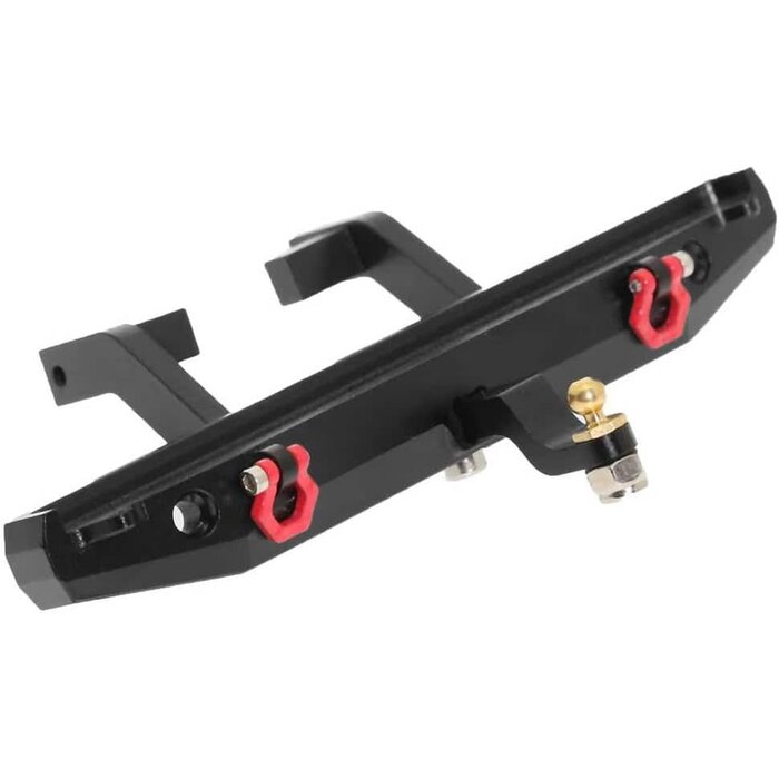 1/18-DEF-BUMPER - GLOBACT Metal Bumper Set with Winch for TRX4M Defender 1/18 RC Crawler Upgrade Parts