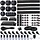 N-NOROCME-1 - N NOROCME 192pcs Cable Management Kit, 4 Wire Organizer Sleeve, 11 Cable Holder, 35Cord Clips 10+2 Roll Cable Organizer Straps and 100 Fastening Cable Ties for Computer TV Under Desk, black, clear