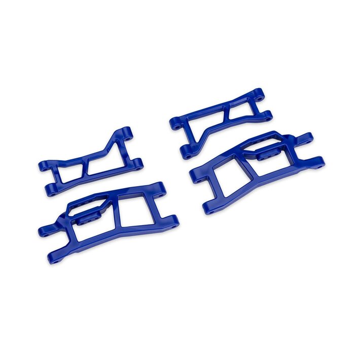 Traxxas 10725-BLUE - Blue WideMaxx Front Upper & Lower HD Suspension Arms, Mini Maxx & Mini XRT