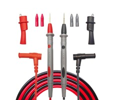 E6-7001 - Eiranoly Professional Multimeter Test Leads 1000V 20A, 40.5in, Test Leads Kit, Ultra-Sharp Gold-Plated Probes, Silicone Meter Leads for Fluke, AstroAI, Klein Multimeter & Automotive Testing