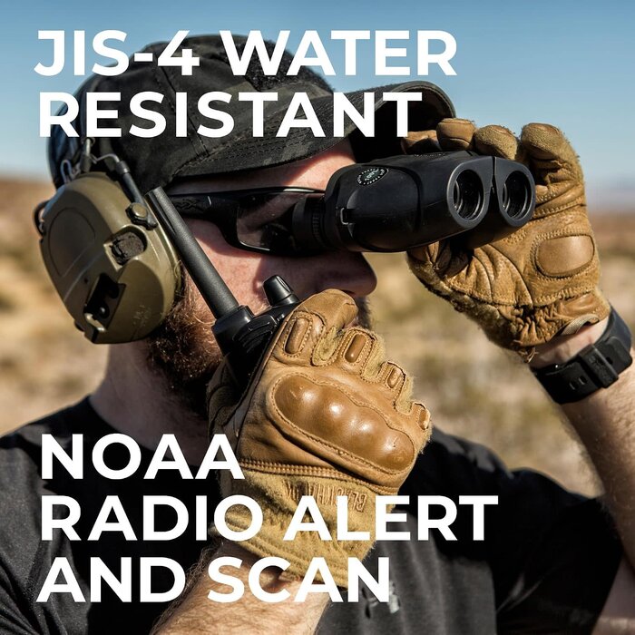 GXT1000VP4 - Midland GXT1000VP4 GMRS Two-Way Radio | 50-Channel, Long Range, 142 Privacy Codes, SOS & NOAA, Rechargeable Nickle Battery