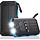 PS35K - Durecopow Solar Charger Power Bank 20,000mAh, Portable Charger, 4 Cables 3 Ports Fast Charging External Battery Pack with USB C for Cell Phones, Solar Panel Charger with Dual Flashlight for Camping
