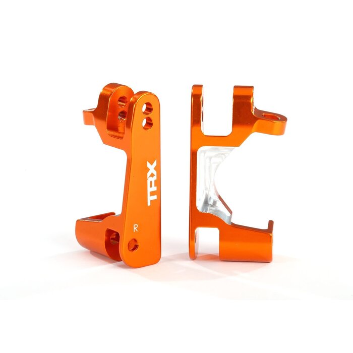 Traxxas 6832A - Orange Aluminum Caster Blocks (L&R)
