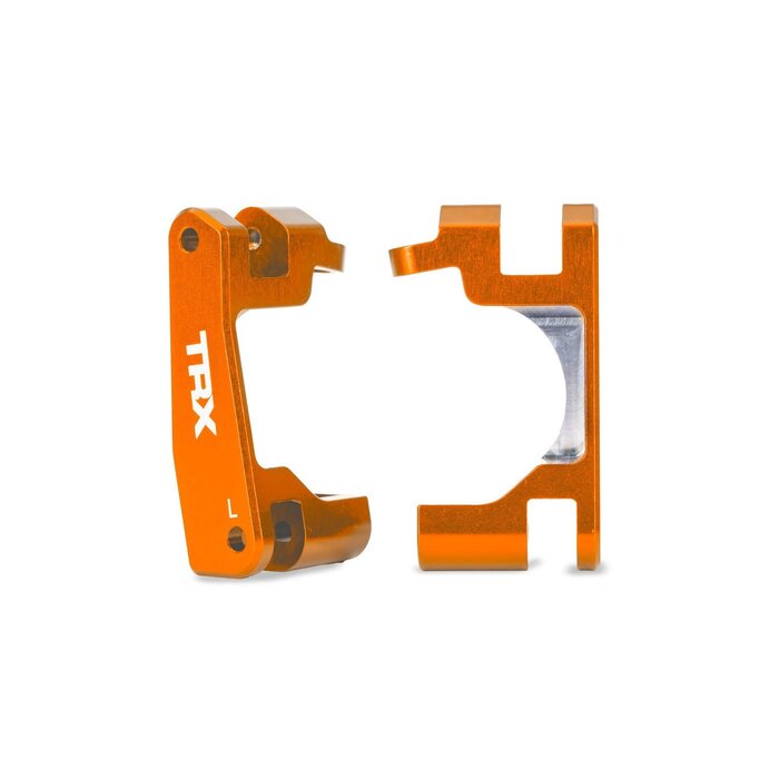 Traxxas 9063-ORNG - Orange Aluminum Caster Blocks (L&R)