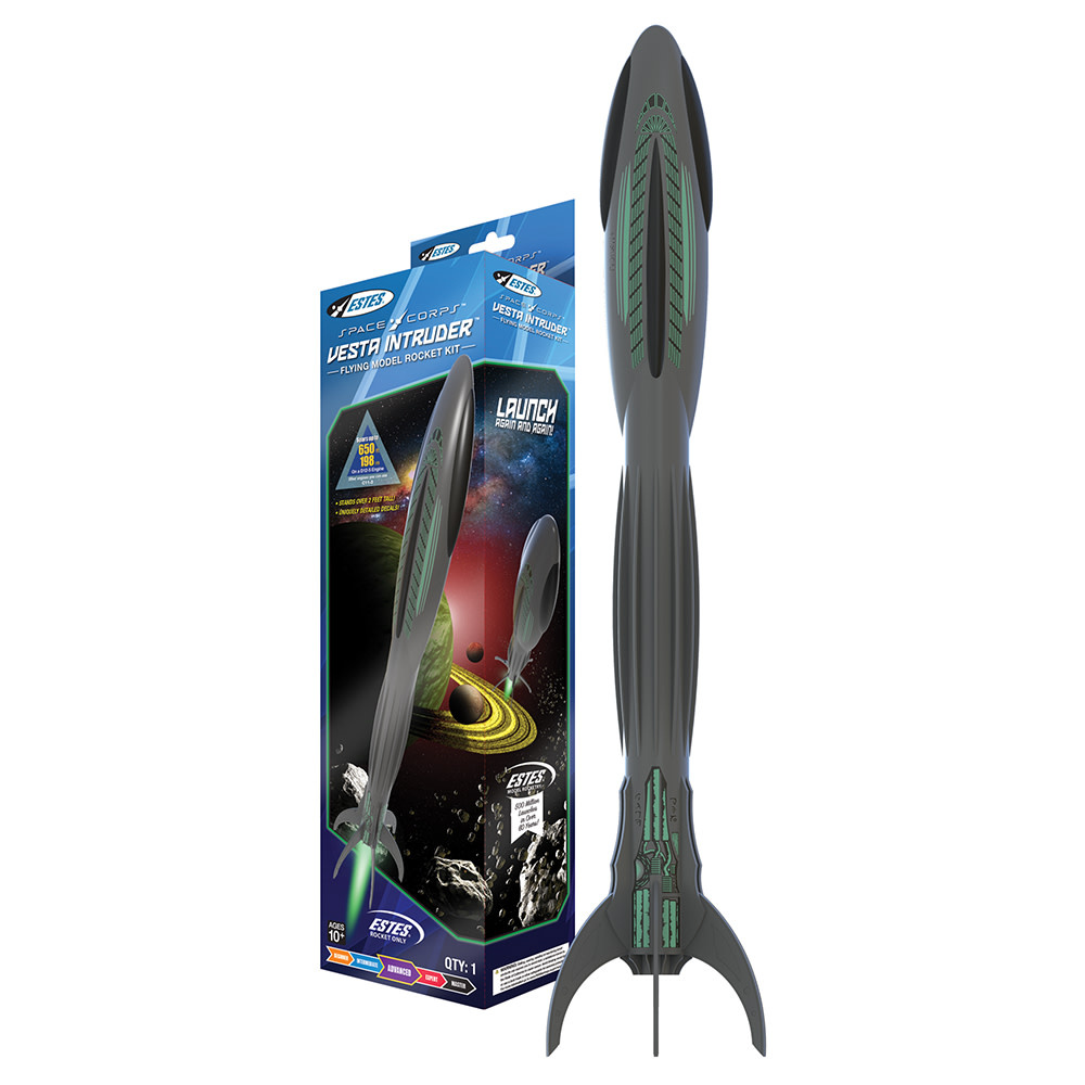 Estes Rockets EST7312 - Space Corps Vesta Intruder, Rocket Kit, Advanced