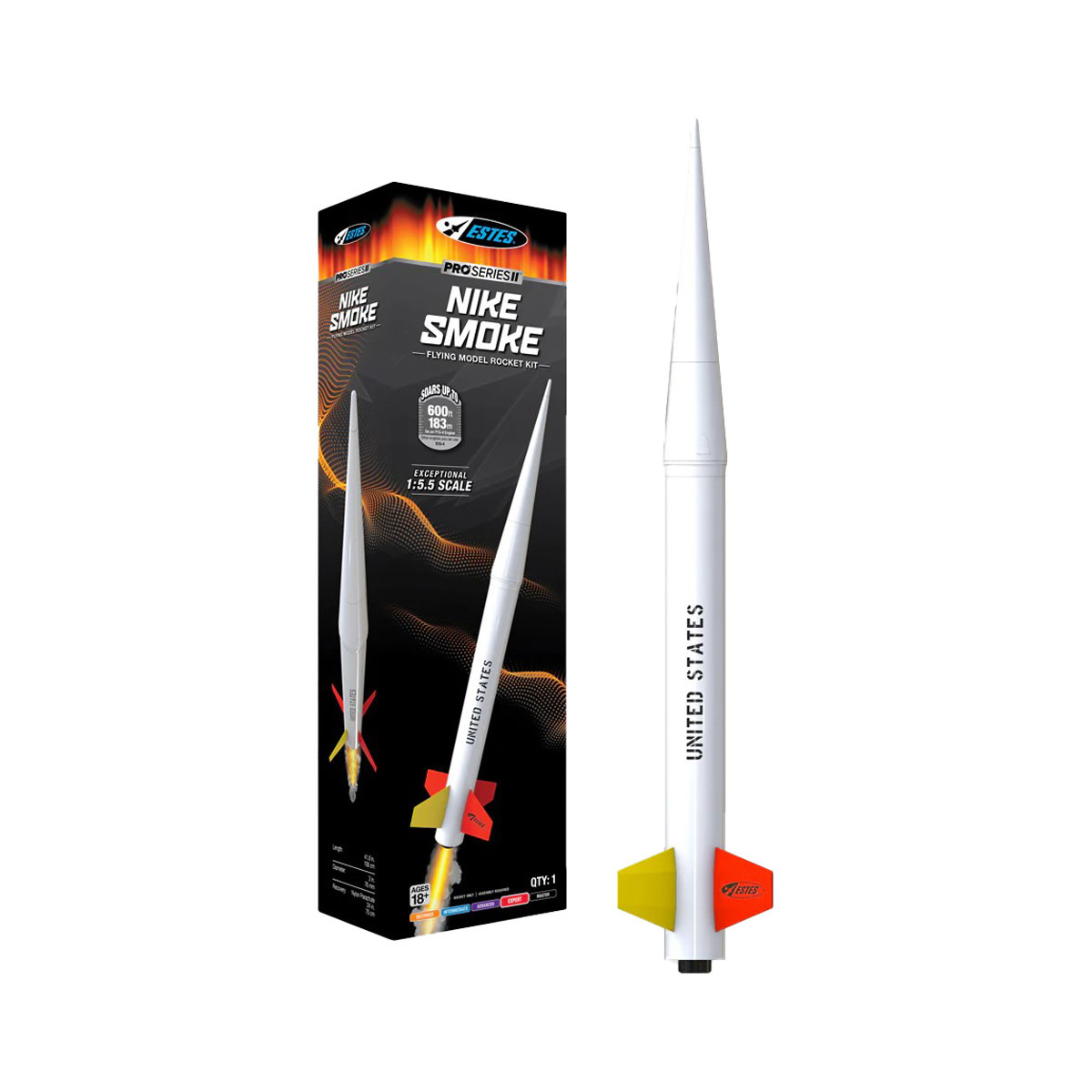 Estes Rockets EST9704 - Nike Smoke Pro Series II Model Rocket Kit