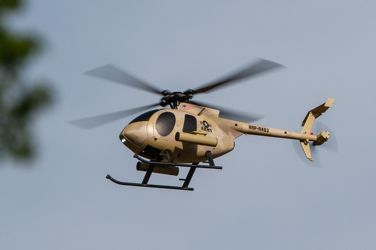 RageRC RGR6100 - Hero-Copter Military, 4-Blade RTF Heli; Army