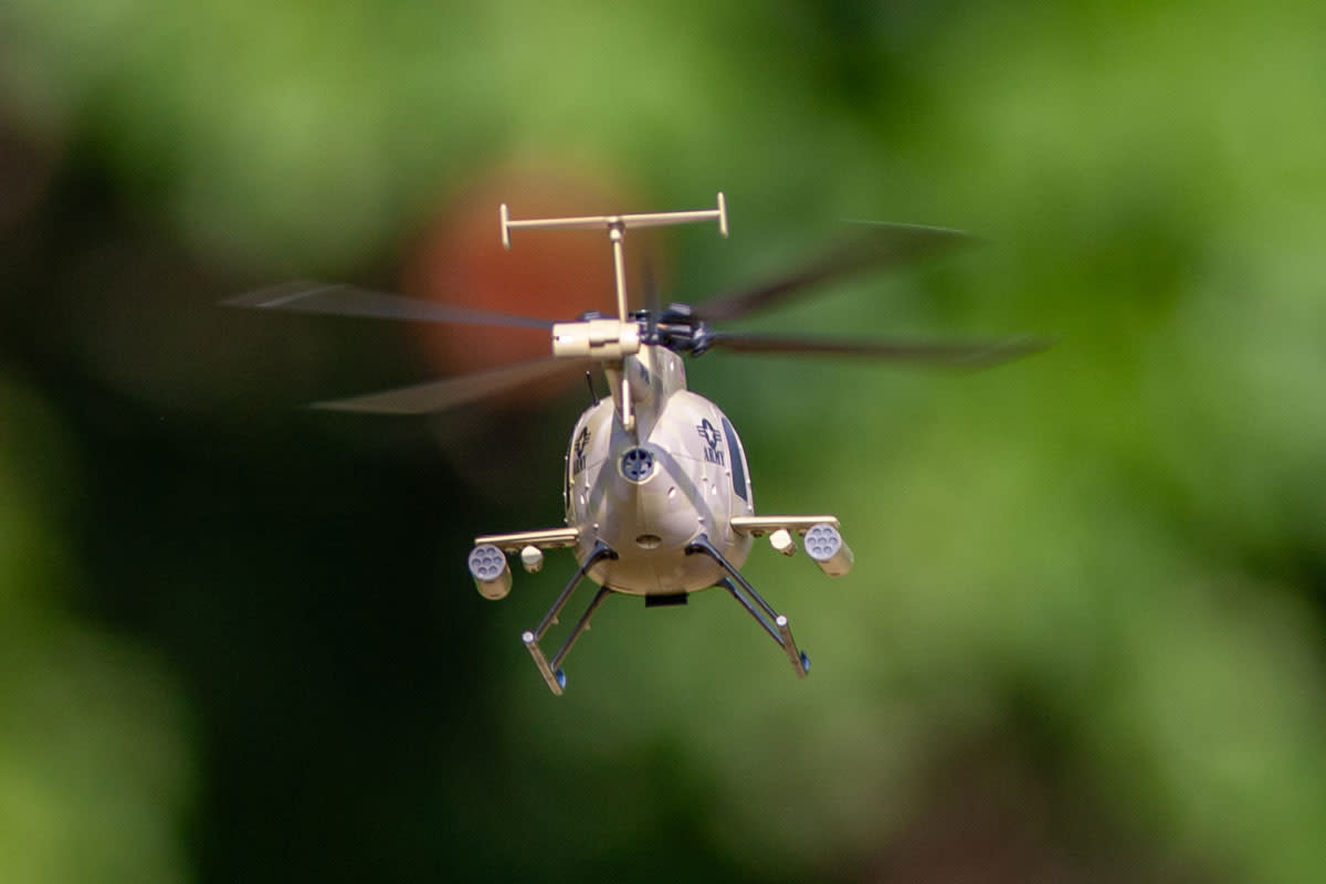 RageRC RGR6100 - Hero-Copter Military, 4-Blade RTF Heli; Army