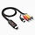 DGSN-HDMI2RCA - Dingsun HDMI to RCA Converter for Apple TV, Roku, Fire Stick, DVD, Blu-ray Player, TV ect. (Male HDMI to Male RCA) Plug and Play