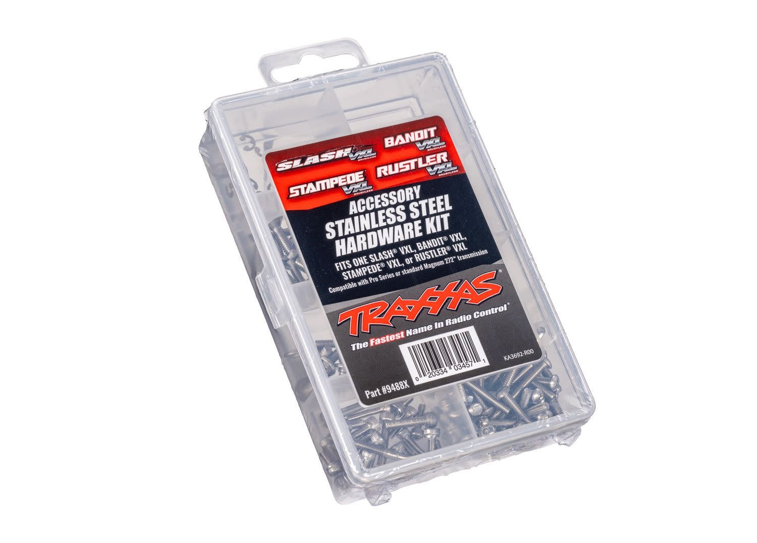 Traxxas 9488X - Stainless Hardware Kit for 2WD VXL Vehicles
