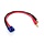 BANANA2EC3 - YLP 30cm RC Balance Charger Lead 4mm Banana Male Plugs to EC3 Male Connector Adapter 14AWG Silicone Lipo Battery Charge Cable
