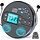 CD-35 - AFU Portable CD Player with Bluetooth with 2000mAh Rechargeable Battery | Personal CD Player for Car with Anti-Skip, FM Transmitter, Headphone, LCD Screen, AUX, Built-in Stereo Speaker, USB (Dark Gray)