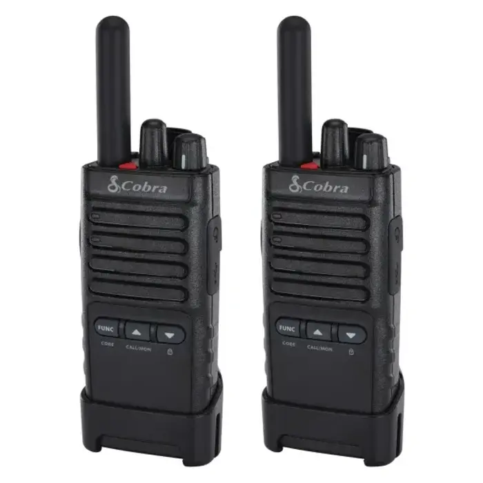 Cobra PX652 - Cobra® PX650 Pro Business 42-Mile-Range 2-Watt FRS 2-Way Radios with Surveillance Headset, 2 Count