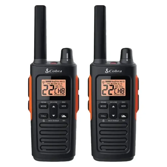 Cobra RX680 - Cobra® RX680 38-Mile-Range Waterproof 2-Way Radios, 2 Pack