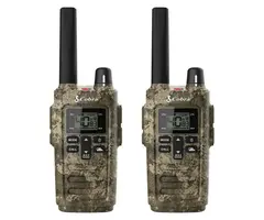 Cobra RX380TTC - Cobra® RX380 32-Mile-Range Weather-Resistant 2-Way Radios, 2 Pack (Camouflage)