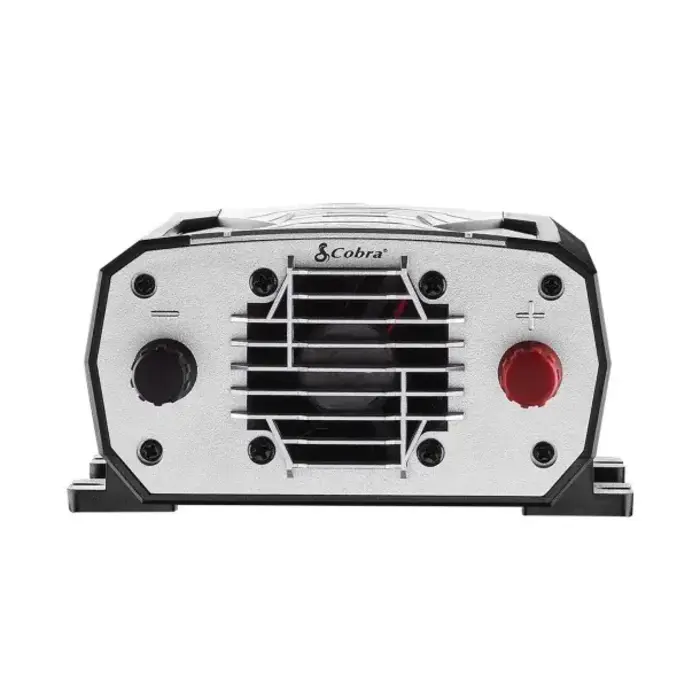 Cobra CPI500W - Cobra® 2-AC Outlet and 2-USB Port 500-Continuous-Watt Vehicle Power Inverter with 12-Volt Adapter Cord and Battery Power Cables, CPI500W