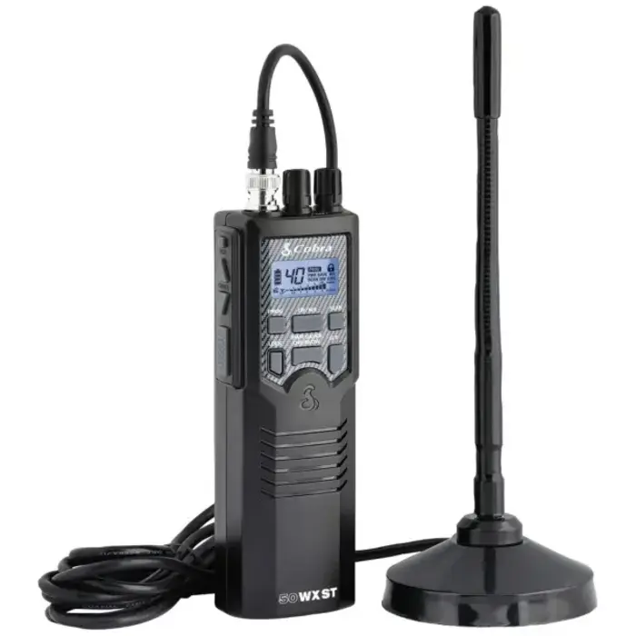 Cobra HHRT50 - Cobra® 40-Channel Road Trip Handheld CB Radio with Magnet-Mount Antenna, HH RT 50
