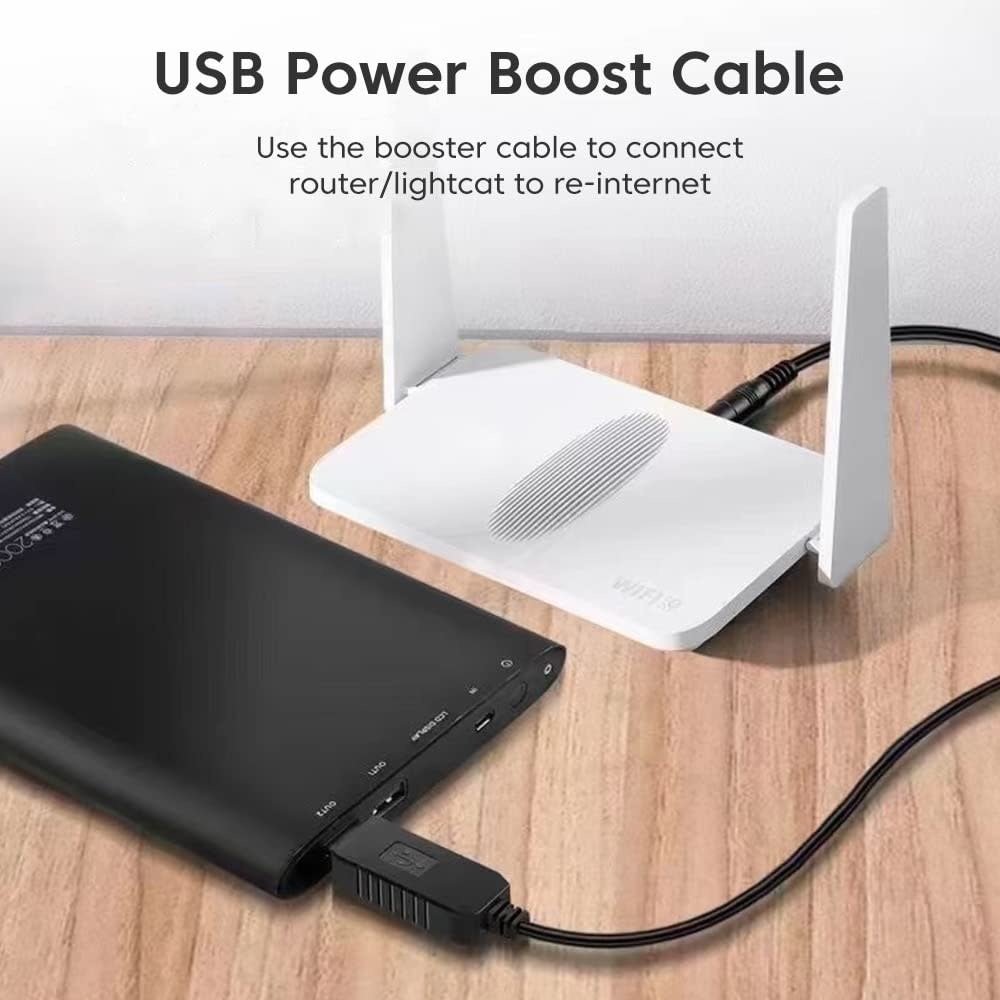 6.5ft (2m) USB to Type M Barrel Cable - USB to 5.5mm 5V DC Cable - USB to Barrel Jack 5V DC Plug