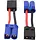 W-M/EC52F/TRX - Quthort Male EC5 to Female Traxxas 12 Gauge 5cm Silicone Wire