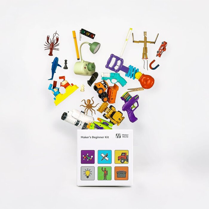B-ZC002 - Bulto 3D Printer Maker's Beginner Kit -ZC002 for Bambu Lab Makerworld, All-in-One Starter Tools & Supplies for 3D Printing Enthusiasts, 3D Printer Accessories, Printing DIY