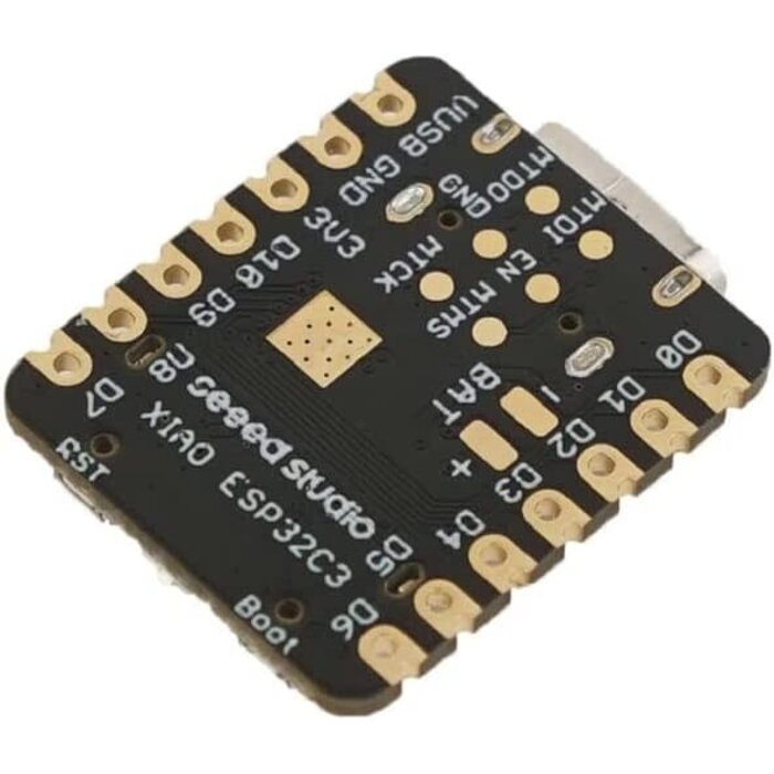 XIAO-ESP32-C3 - seeed studio XIAO ESP32C3 - RISC-V Tiny MCU Board with Wi-Fi and Bluetooth5.0, Battery Charge Supported, Power Efficiency and Rich Interface