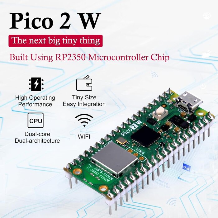 RSPBRY-Pi-Pico-2-W - GeeekPi Ultimate Kit for Raspberry Pi Pico 2 W