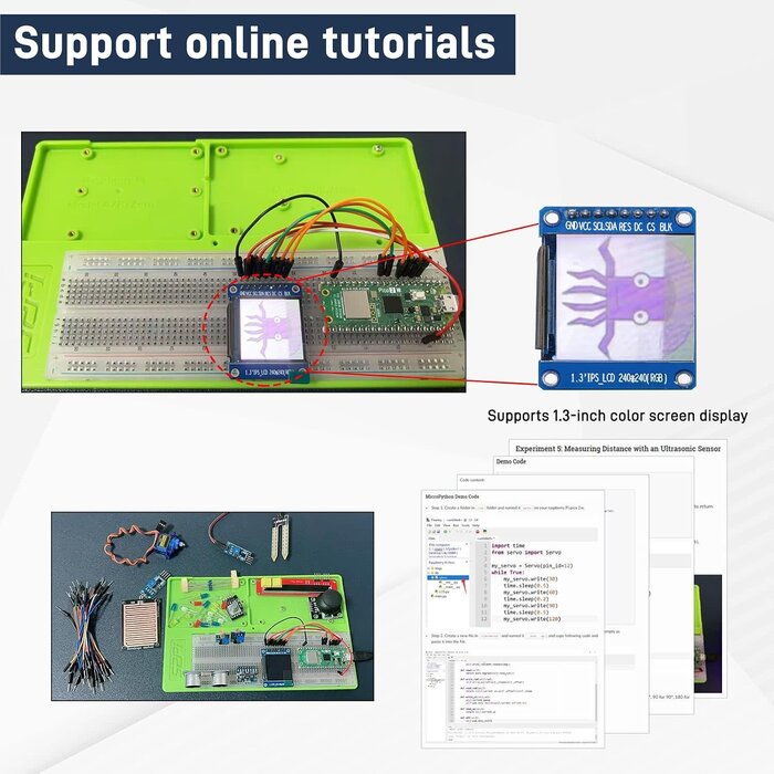 RSPBRY-Pi-Pico-2-W - GeeekPi Ultimate Kit for Raspberry Pi Pico 2 W