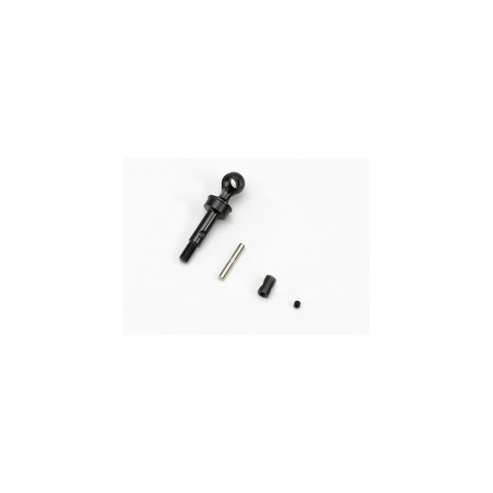 Traxxas 5654 - Stub axle, CV style (machined steel) (1)/ cross pin (1)/ drive pin (1)