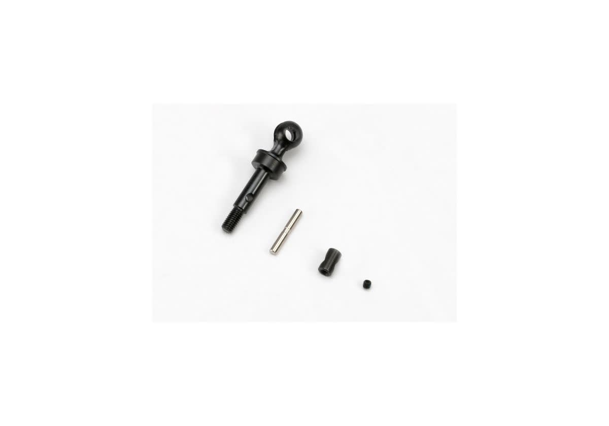 Traxxas 5654 - Stub axle, CV style (machined steel) (1)/ cross pin (1)/ drive pin (1)
