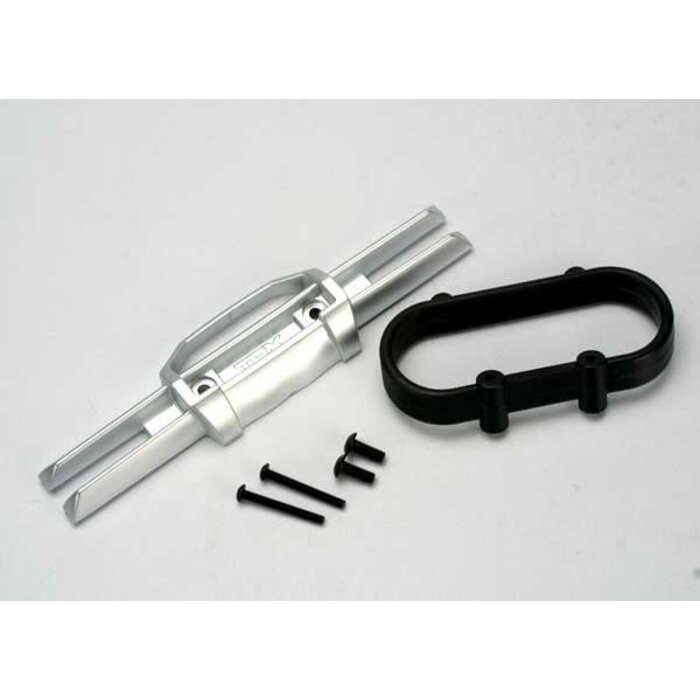 Traxxas 5336 - Bumper, rear/ bumper mount, rear/ 4x10mm BCS (2)/ 3x25mm BCS (2)