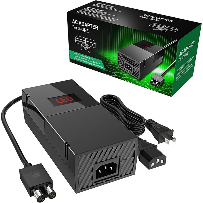 X-1-POWER - Lyyes Power Supply for Xbox One, Lyyes Xbox one Power Brick Fast Charger 100-240V Updated Version