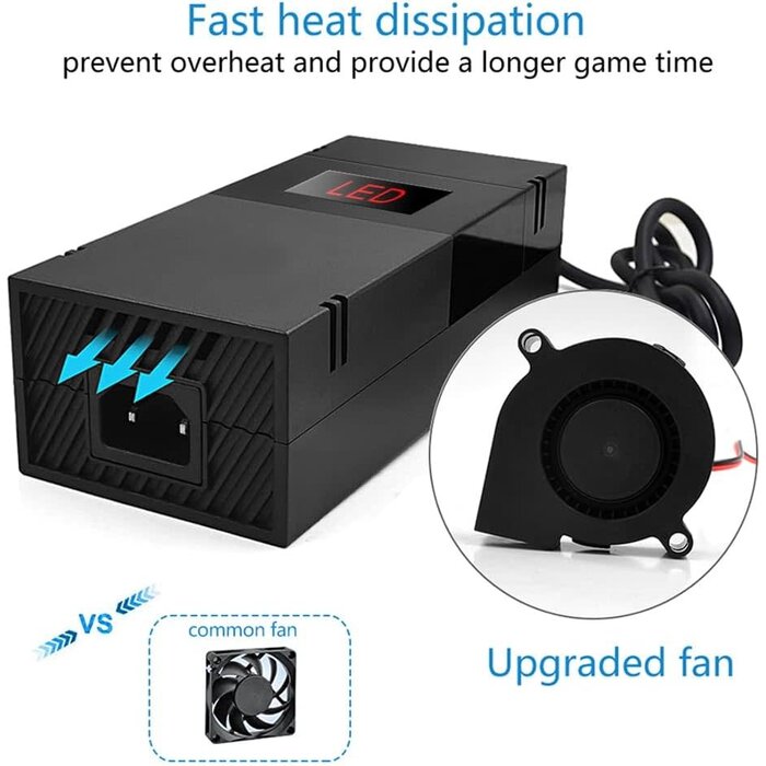 X-1-POWER - Lyyes Power Supply for Xbox One, Lyyes Xbox one Power Brick Fast Charger 100-240V Updated Version