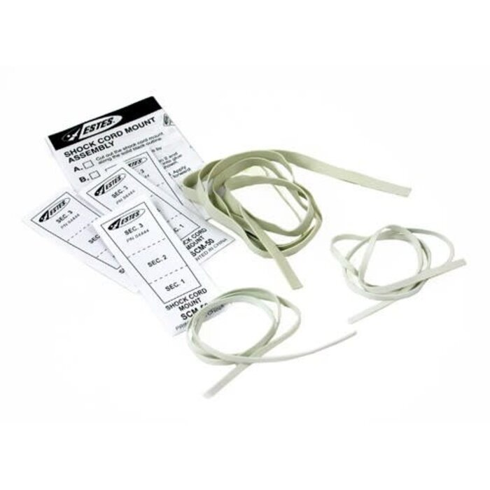 Estes Rockets EST2278 - Shock Cords & Mount Pack, for Model Rockets