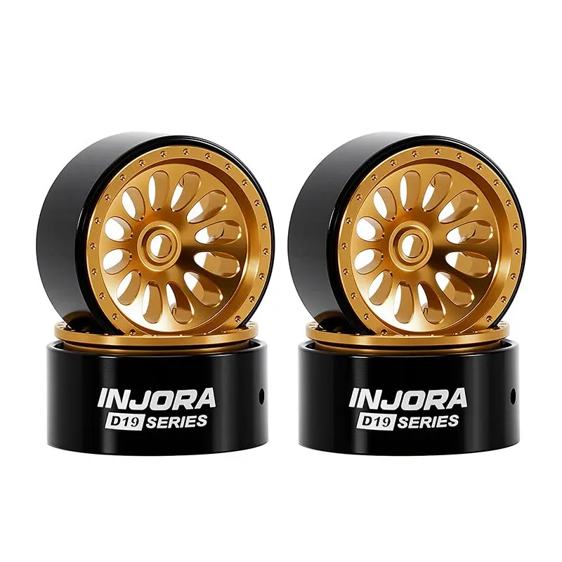 INJORA INJORA 0.7" D19 Ripple Aluminum Wheels for 1/30 SCX30 (W7005)