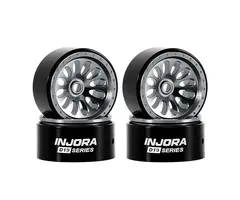 INJORA INJORA 0.7" D19 Ripple Aluminum Wheels for 1/30 SCX30 (W7005)