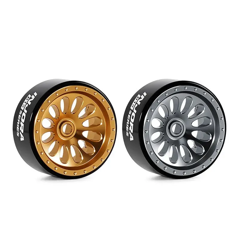 INJORA INJORA 0.7" D19 Ripple Aluminum Wheels for 1/30 SCX30 (W7005)